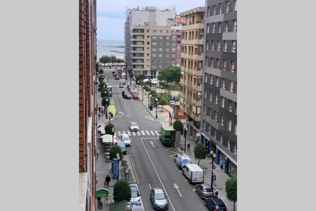 115A - Amplia Vivienda En Playa San Lorenzo Gijón Extérieur photo